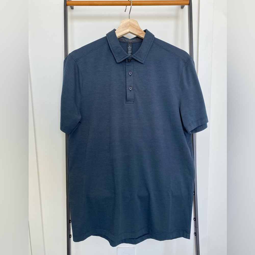Lululemon Athletica Dark Blue Polo Shirt